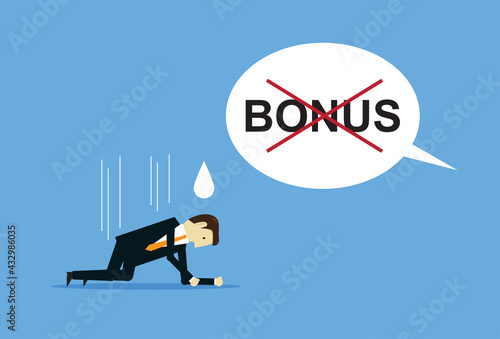 Employees are discouraged when there is no annual bonus