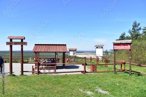 Pustynia Błędowska, park krajobrazowy Orlich Gniazd, w Małopolsce, punkt widokowy Czubatka,