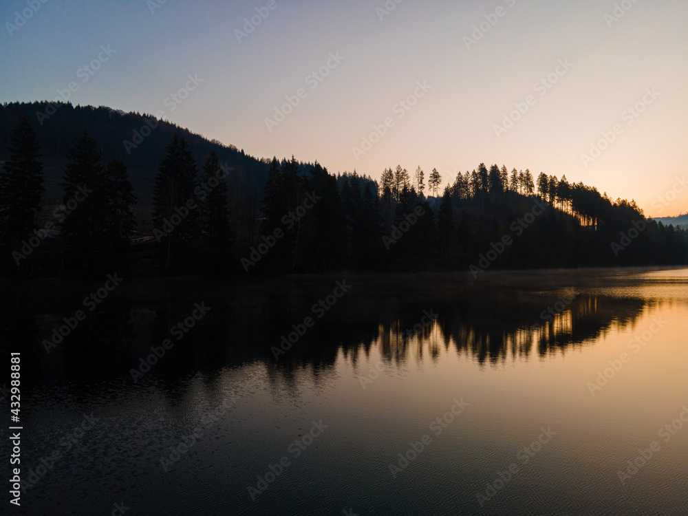 Fototapeta premium Sösestausee im Harz National Park, Deutschland. 