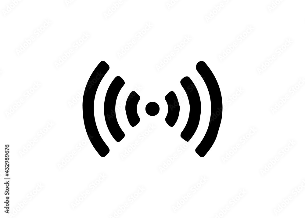 Wifi Signal Symbol Icon Logo Vector Illustration Wifi Signal Symbol Icon Logo Vector Illustration