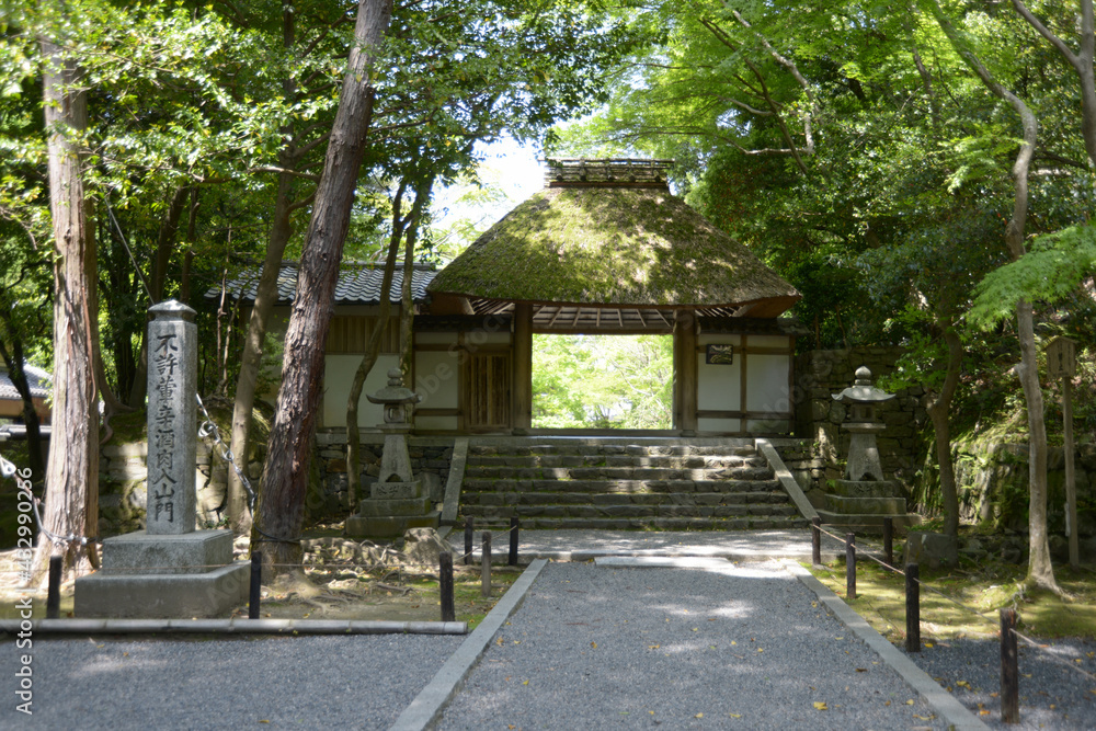 法然院 山門 京都市鹿ヶ谷 法然院 山門 京都市鹿ヶ谷