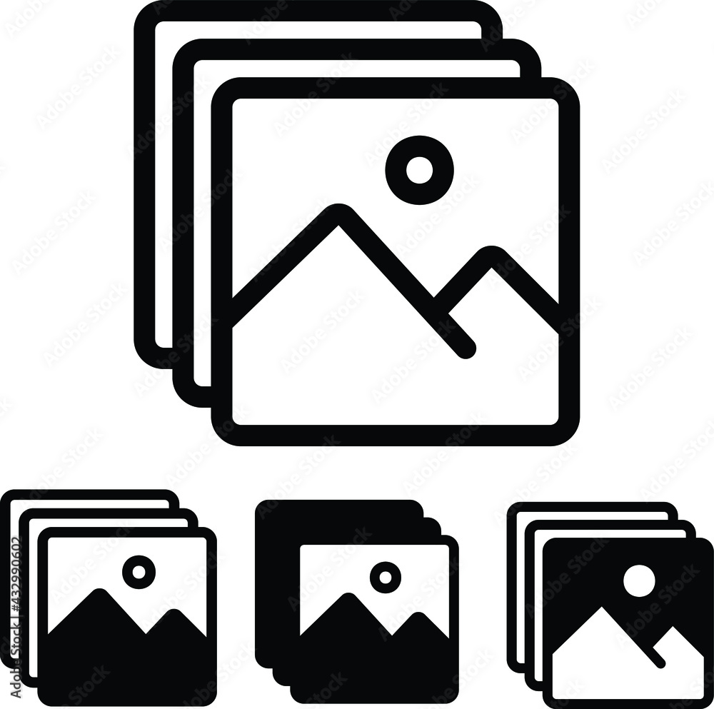 Multiple image icons for websites and applications Multiple image icons for websites and applications