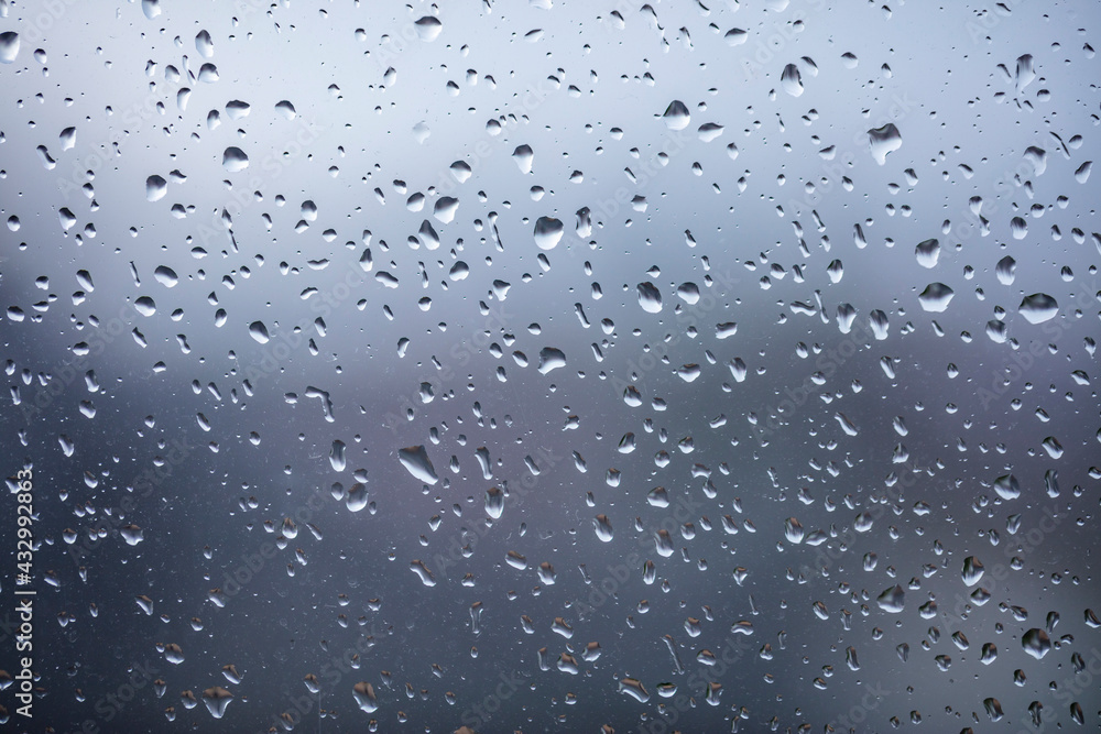 rainy days, rain drops on the window surface rainy days, rain drops on the window surface