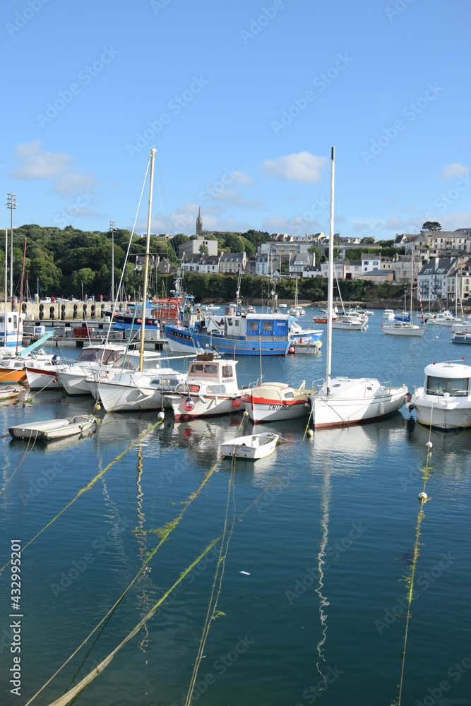Hafen in Douarnenez, Bretagne
