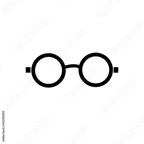 glasses Icon illustration on white background