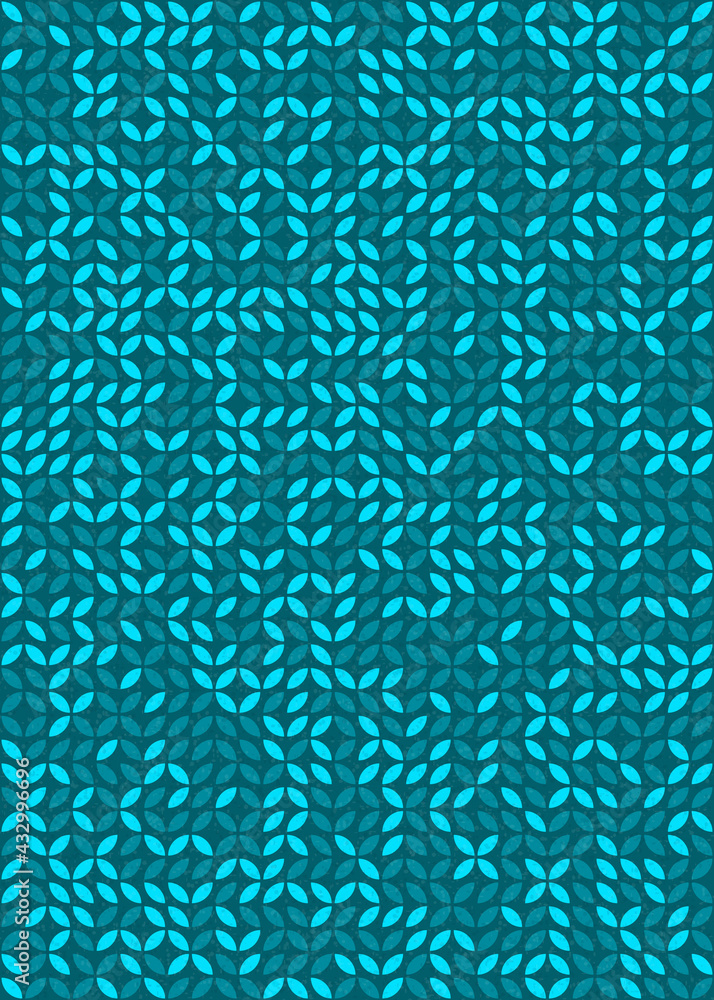 Fototapeta premium Abstract Geometric Pattern generative computational art illustration