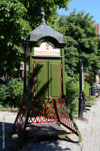 Altes Telefon in Schweden photo