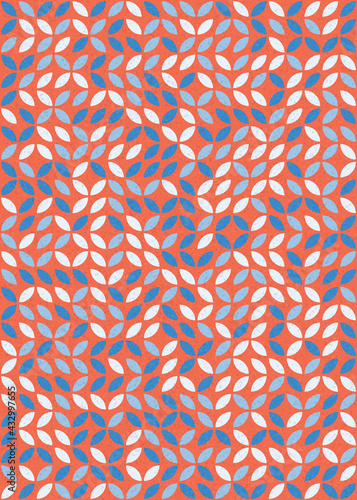 Abstract Geometric Pattern generative computational art illustration