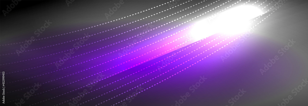 Neon shiny color background with light glowing wave line particles. Wallpaper background, design templates for business or technology presentations, internet posters or web brochure covers Neon shiny color background with light glowing wave line particles. Wallpaper background, design templates for business or technology presentations, internet posters or web brochure covers