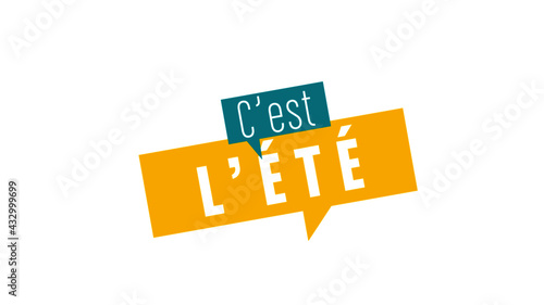 c'est l'été