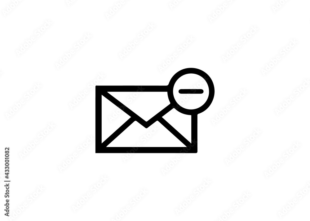 Envelope Email Icon Logo Vector Illustration Envelope Email Icon Logo Vector Illustration