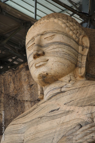 Buddha statue, stone carving