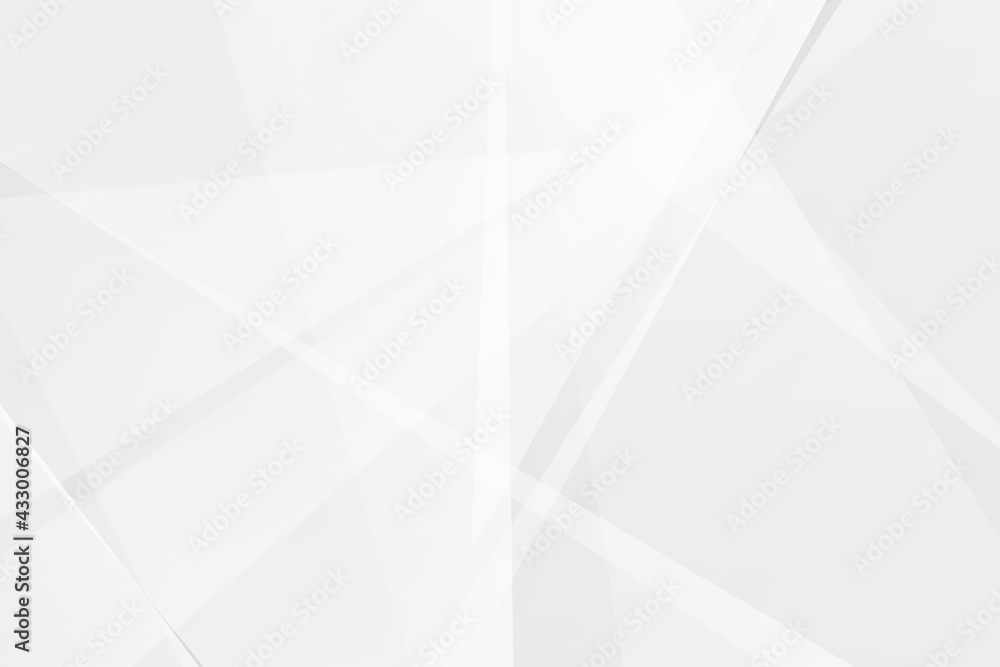 Obraz premium Abstract white and grey on light silver background modern design. Vector illustration EPS 10.