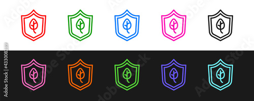Set line Vegan food diet icon isolated Set line background. Organic, bio, eco symbol. Vegan, no meat, lactose free, healthy, fresh and nonviolent food. Vector