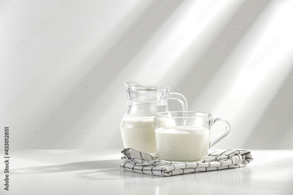 Fresh milk and background with free space for your decoration Fresh milk and background with free space for your decoration