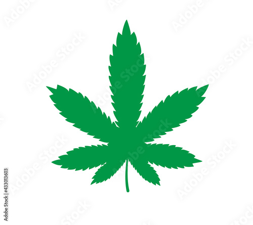 Marijuana Green leaf. Hemp marijuana hemp leaves