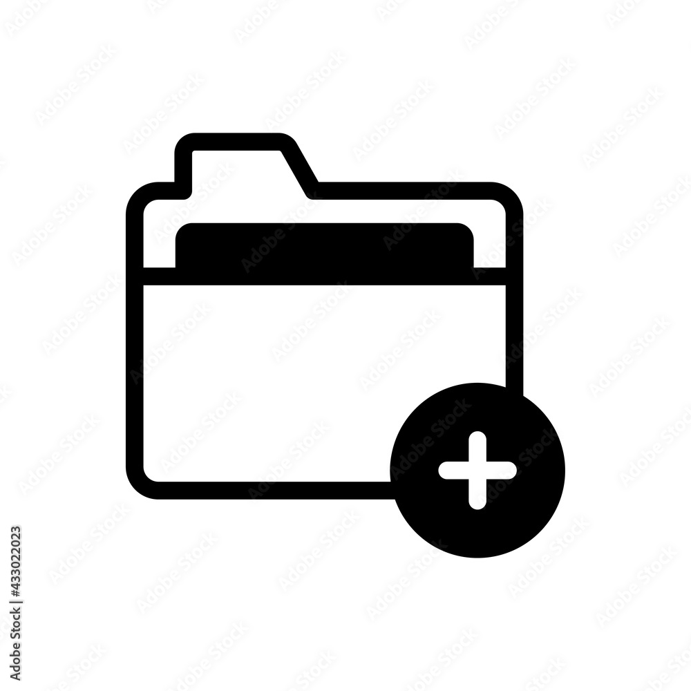 Add Folder Vector Solid Icon. EPS 10 File Add Folder Vector Solid Icon. EPS 10 File