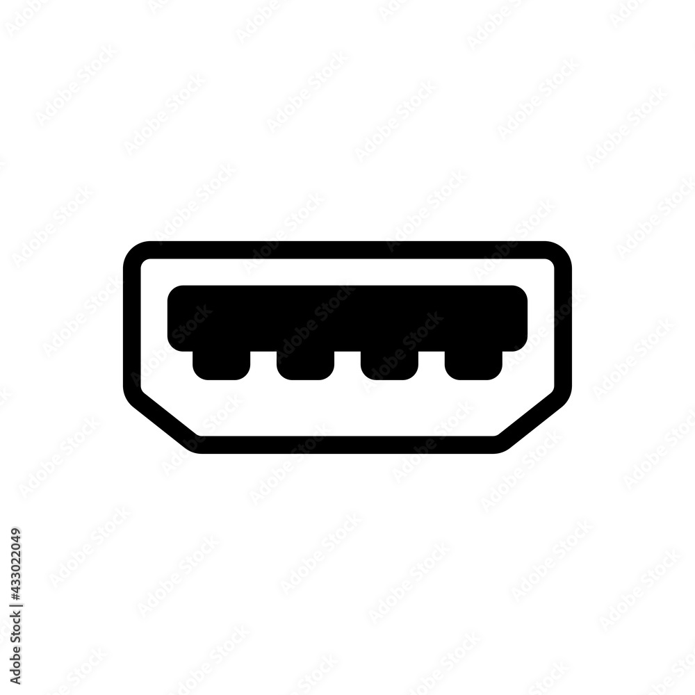 Usb Plug Vector Solid Icon. EPS 10 File Usb Plug Vector Solid Icon. EPS 10 File