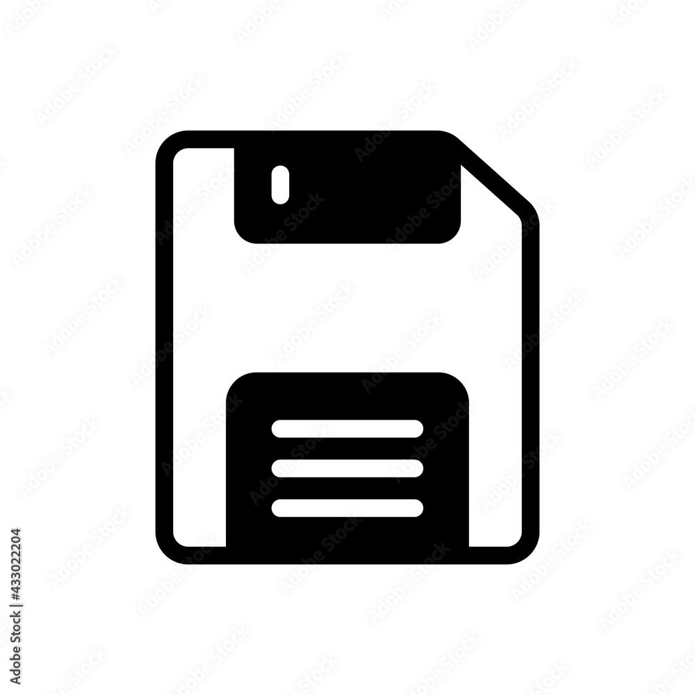 Floppy Vector Solid Icon. EPS 10 File Floppy Vector Solid Icon. EPS 10 File