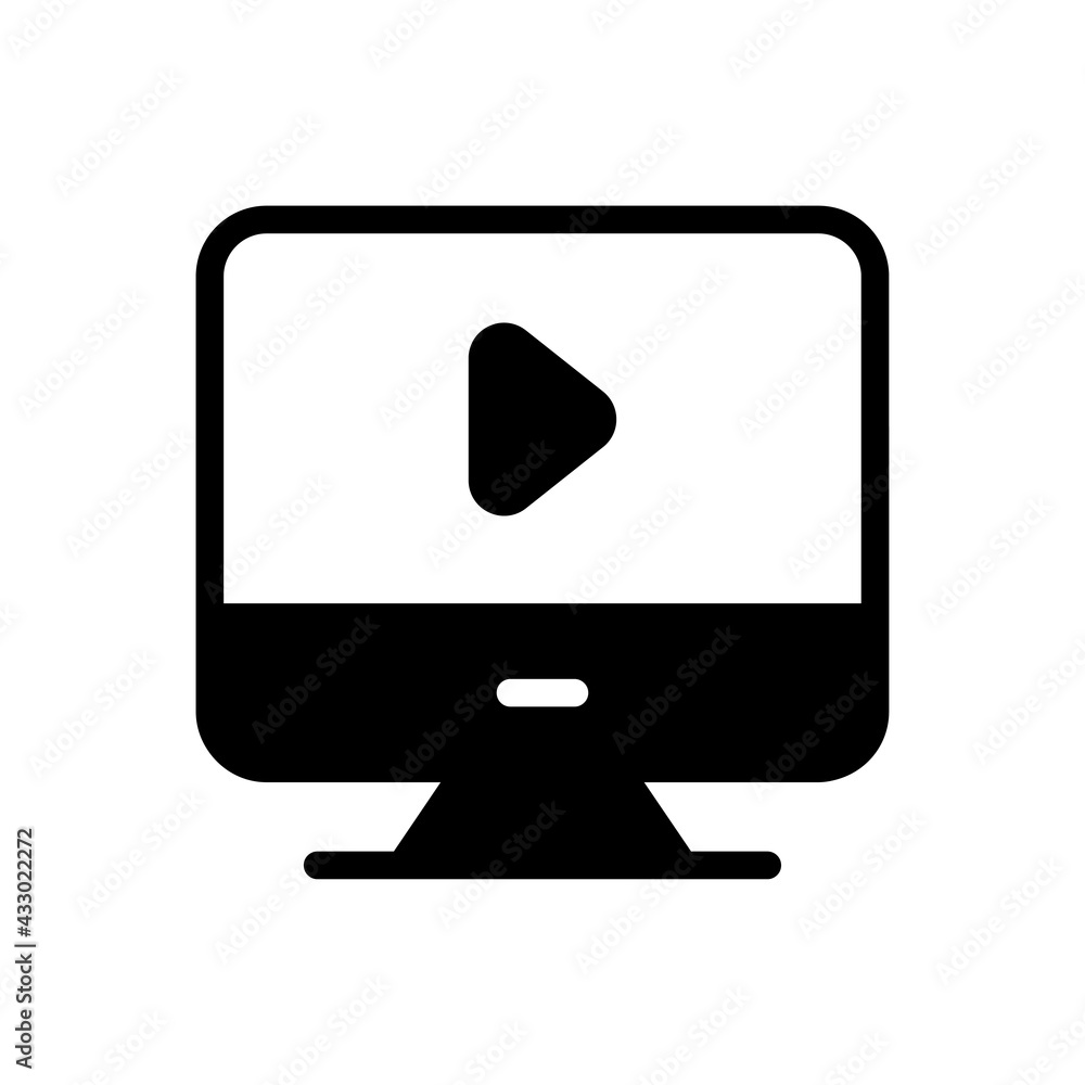 Monitor Vector Solid Icon. EPS 10 File Monitor Vector Solid Icon. EPS 10 File