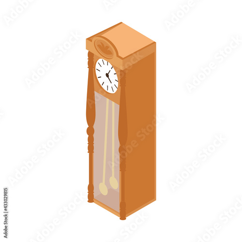 Vintage Stand Clock Composition