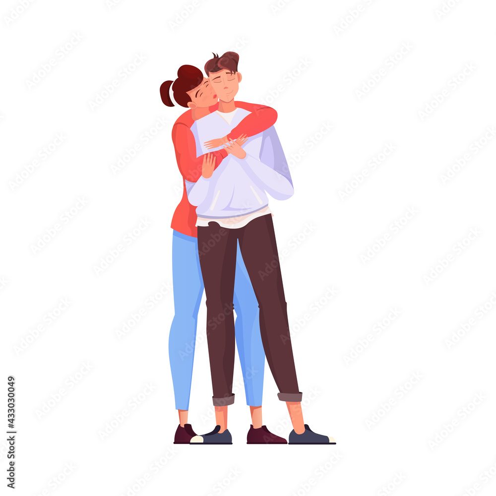 Lovers Couple Gratitude Composition Lovers Couple Gratitude Composition