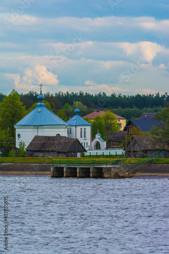 Orthodox church on the lake