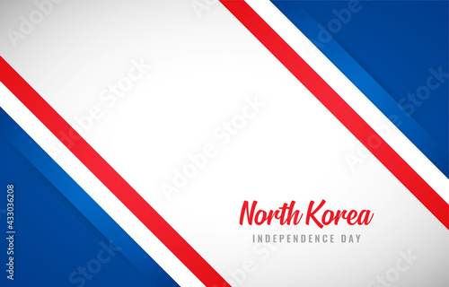 Free Download Happy national day of North Korea with Creative North Korea national country flag greeting background - GFXLoad