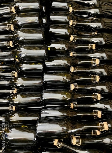 Dark wine bottles containers storage 