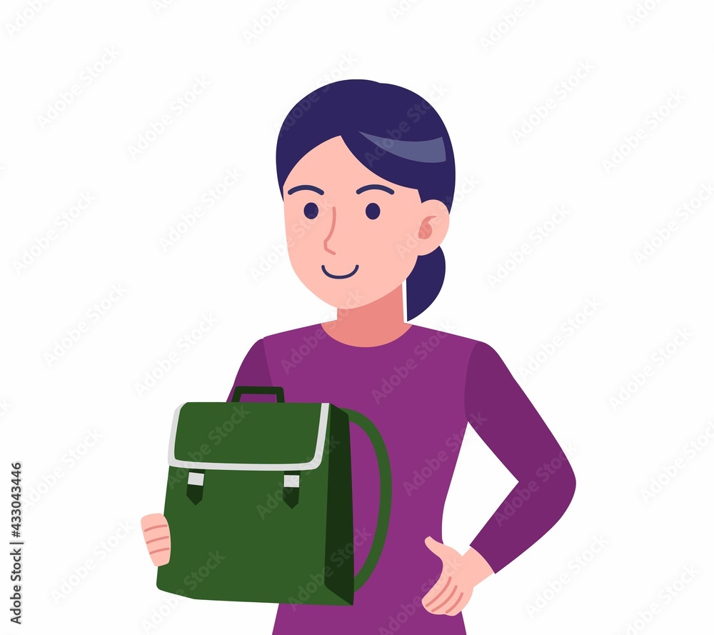 紫のシャツを着た女性 紫のシャツを着た女性