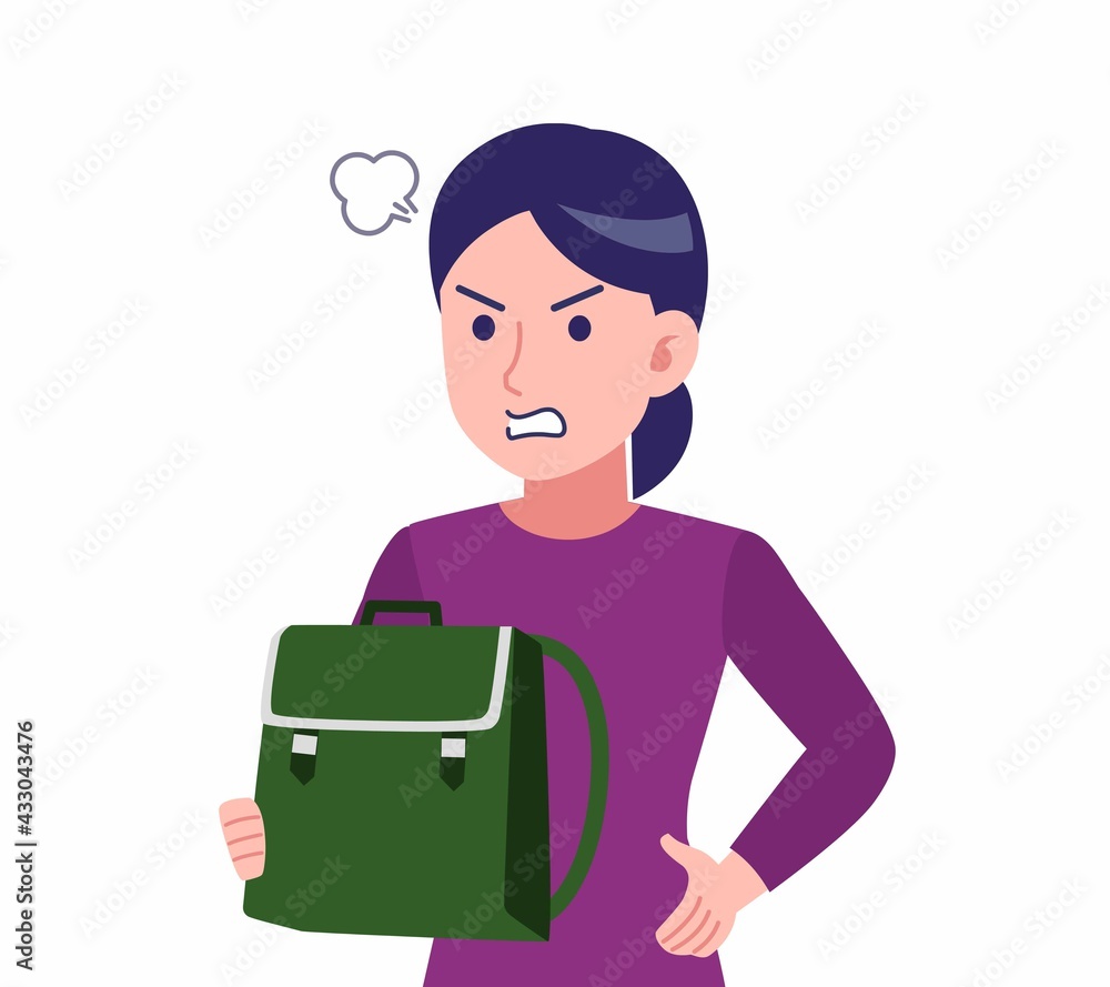 紫のシャツを着た女性 紫のシャツを着た女性