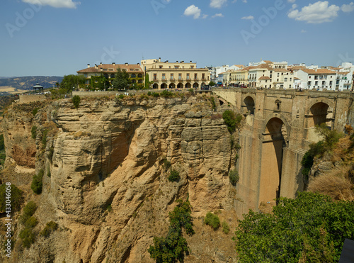 cliff in the mountains of spain
