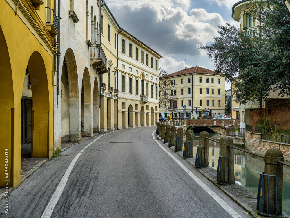 Glimpse of Treviso, a historic town in Italy