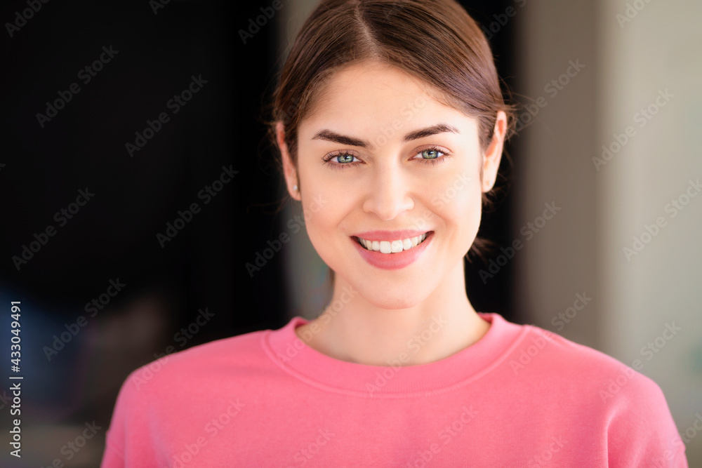 Beautiful young woman portrait Beautiful young woman portrait