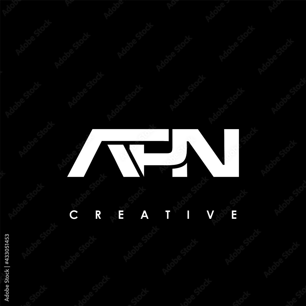 APN Letter Initial Logo Design Template Vector Illustration