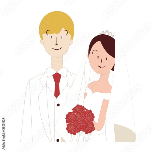 国際結婚　欧米人男性と日本人女性
