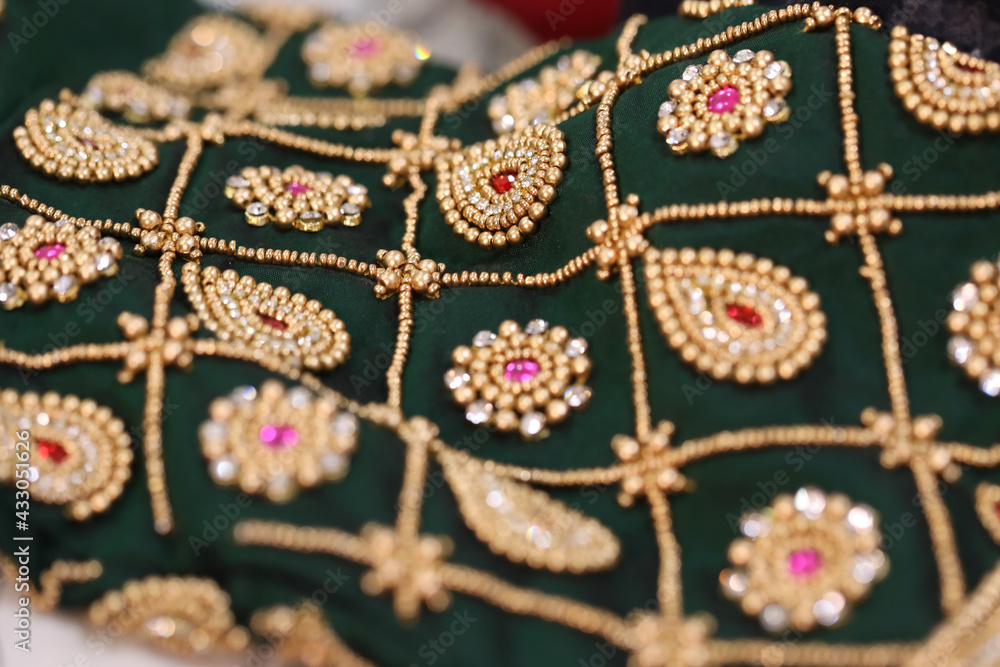 texture with embroidery works texture with embroidery works