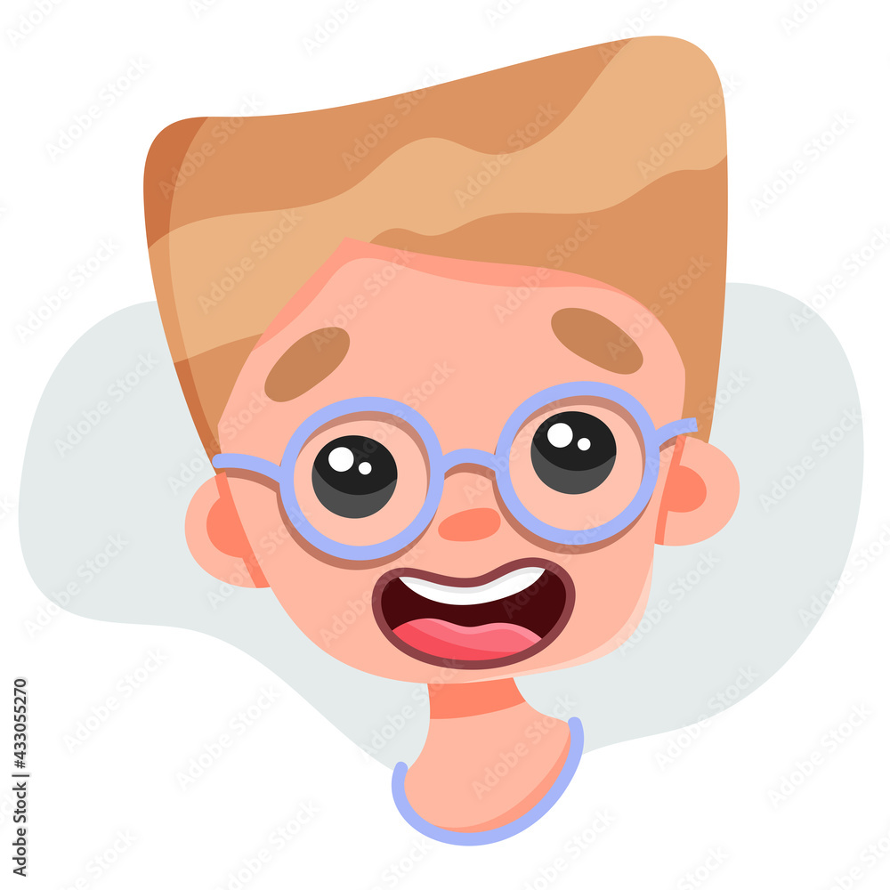 Portrait of a cute boy with a smile Portrait of a cute boy with a smile