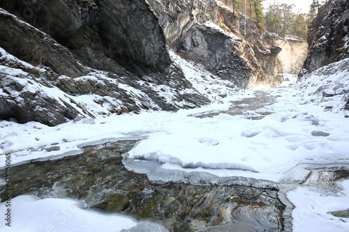 river in the mountains