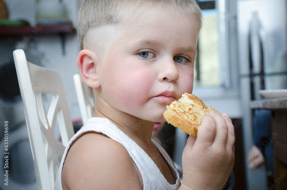 the boy eats toast the boy eats toast