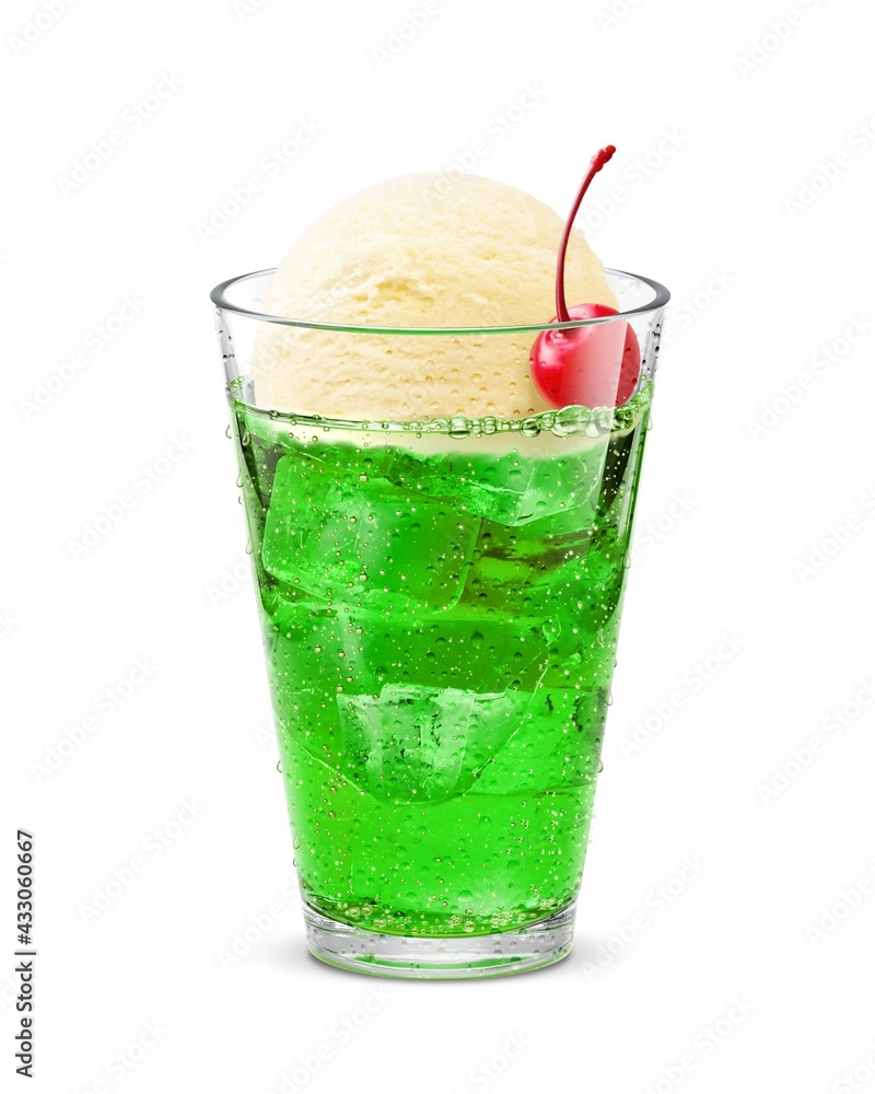 メロンソーダ フロート グラス 飲み物 イラスト リアル メロンソーダ フロート グラス 飲み物 イラスト リアル