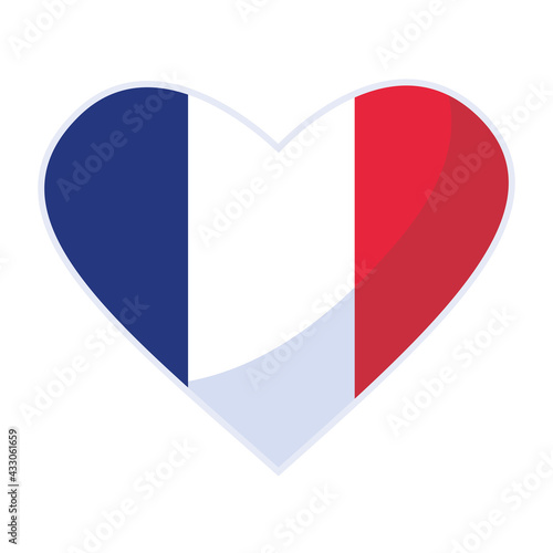 french flag shaped heart Free Download french flag shaped heart - GFXLoad