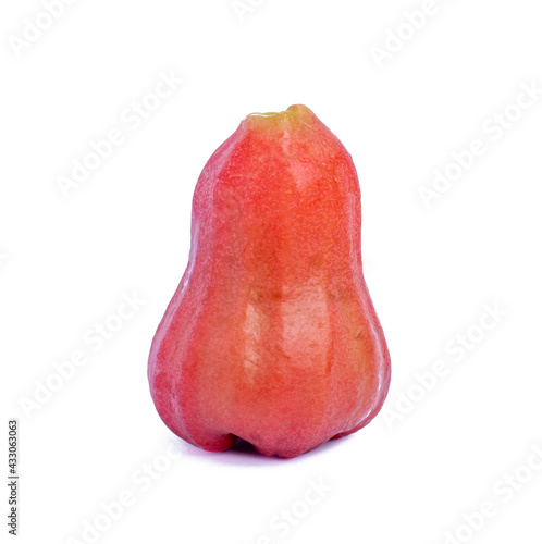 rose apple isolated on white background