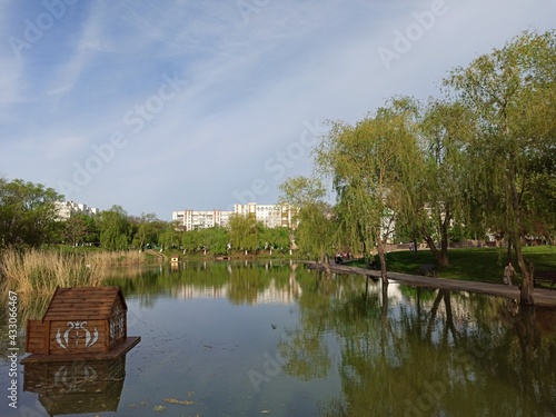 Pond in the centre of Tiraspol