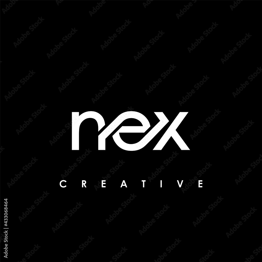 NEX Letter Initial Logo Design Template Vector Illustration NEX Letter Initial Logo Design Template Vector Illustration