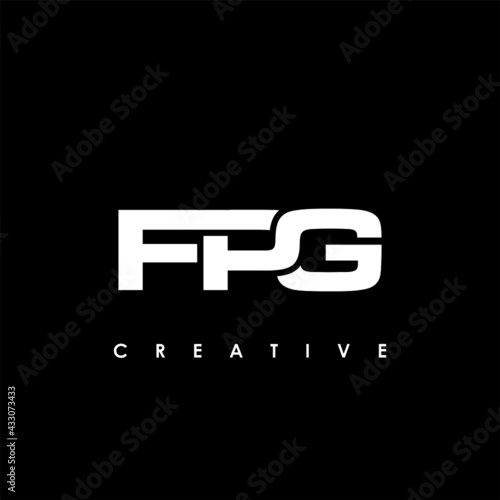 FPG Letter Initial Logo Design Template Vector Illustration