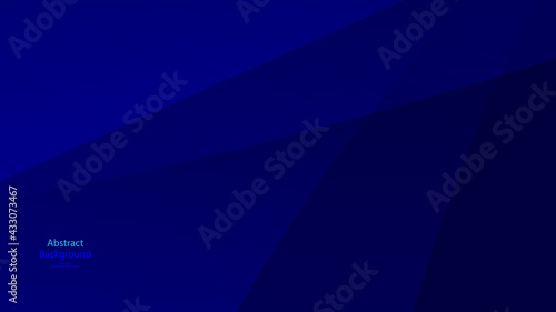 Blue tone and black Tone and dark color background abstract art vector 
