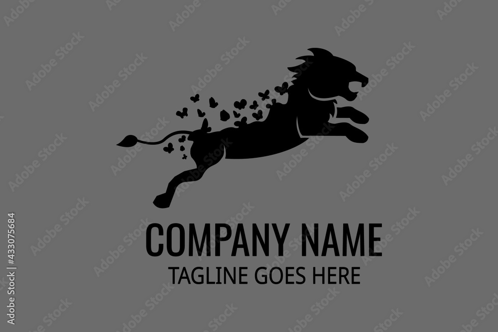 Jumping Lion Logo