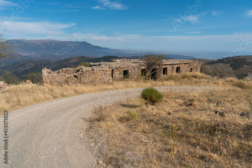 ruined farmhouse in southern Spain