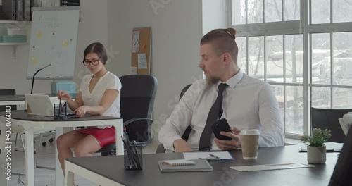 Boss sends obscene sms to his secretary in office